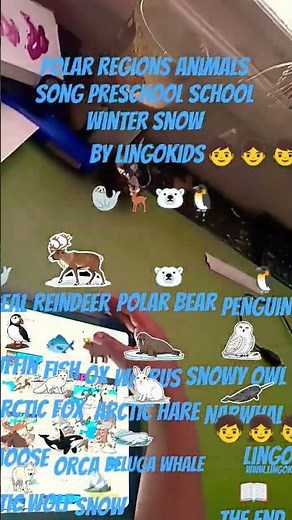 Polar regions animals baby Noah winter animals by lingokids preschool school 🏔️snow animals earth 🌎