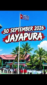 📍BENDERA PAPUA MERDEKA BERKIBAR DI JAYAPURA🇨🇺