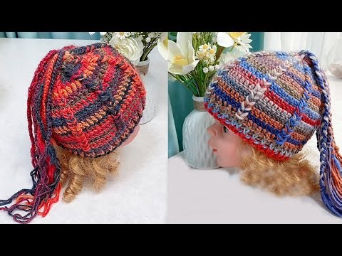 Easy Crochet Braided Hat | Fun & Unique Handmade Design