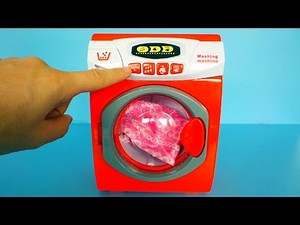 Toy Washing Machine unboxing and Playing