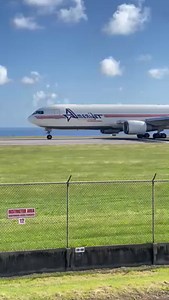 Cleared for takeoff from St. Kitts and Nevis (SKU) 🏝️✈️ 🎥: @avshotz_by_marlie . . . #Amerijet # Aviation #AirCargo #PlaneSpotter #Airplane | Amerijet International Airlines