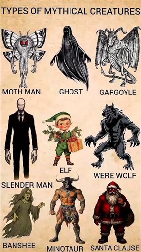 🔥 Title (Best for Shorts): Top 9 Scariest Mythical Creatures That Actually Exist in Legends! 😱
