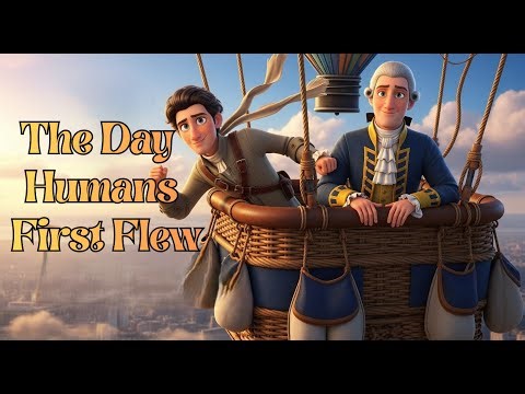 1783: The First Human Flight – The Montgolfier Balloon That Changed History #History #HotAirBalloon