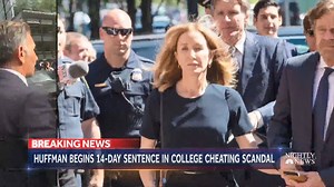 24K views · 220 reactions | Felicity Huffman reports to jail to serve sentence in college cheating scandal. MORE: nbcnews.to/31enaXb | NBC Nightly News with Tom Llamas | Facebook