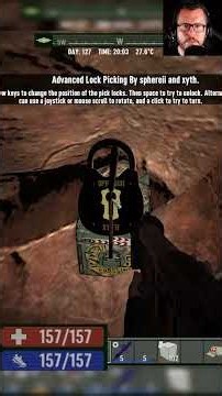 SUPER EASY manual lockpicking trick!| 7 Days to Die Fallout/Wasteland Mod Let’s Play #shorts