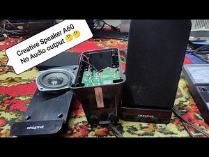 Creative A60 Speaker repair no audio output problem fix 2022 || Created by Afjal Hossain