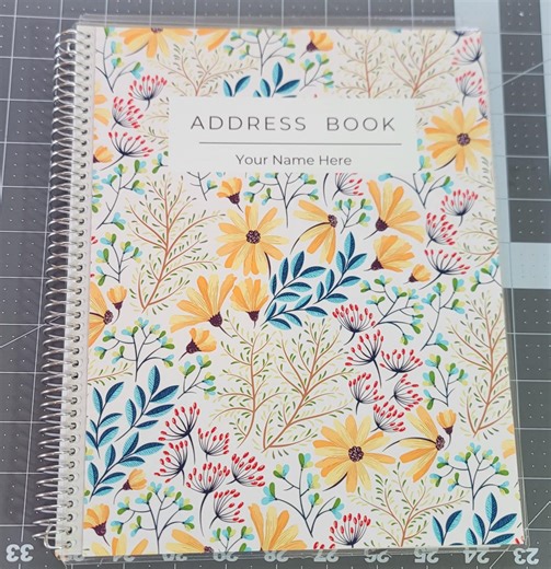 Personalized Address Book: A-Z Tabs, Large Print, Contacts Keeper - Etsy