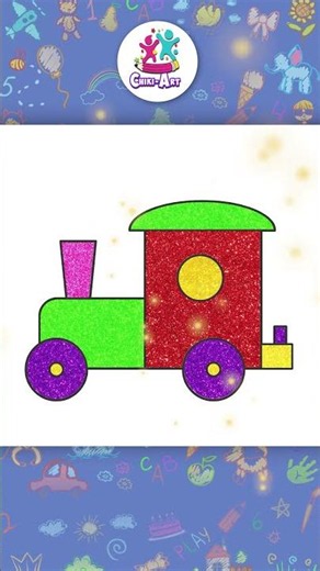 Chu Chu Train Drawing #shorts #howtodraw