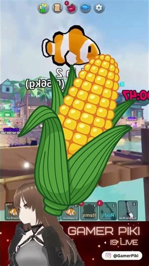 Funny Conch Shell See Shell 😂 Gamer Piki 🎮 #roblox #robloxlive #games #livegaming