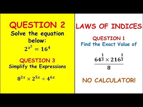 LAWS OF INDICES| A FULL LESSON|CSEC MATHEMATICS