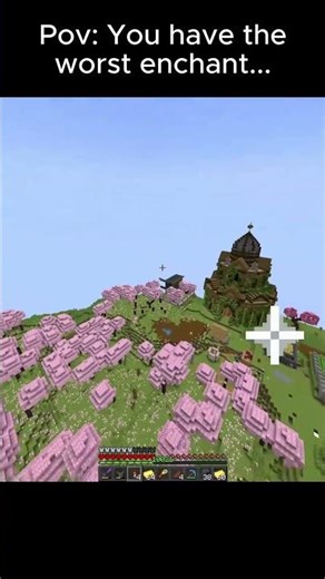 The Enchant..... #minecraft #minecraftshorts #shorts