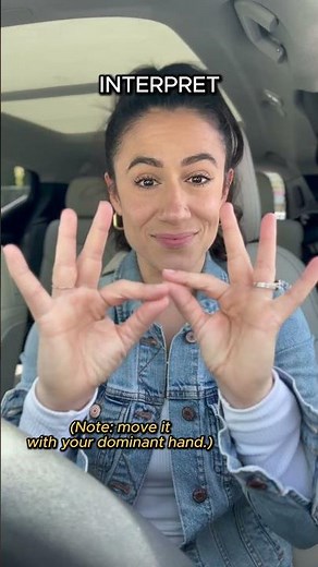 INTERPRET & INTERPRETER (National Interpreter Appreciation Day!) | ASL Glossary | The ASL Shop