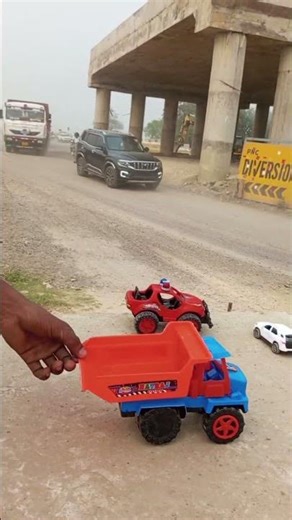 track 5CX fully loading mix sand Tata tipper truck | Mahindra Arjun novo 605Di | jcb tractor cartoon