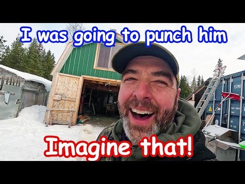 Putting more time on the generator shed | I almost started working for FedEx!