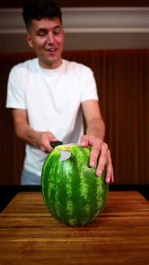 Marshmello Mask's EPIC Watermelon Carving Secret REVEALED! #shorts