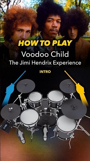 Learn How to Play the Intro from “Voodoo Child (Slight Return)” by The Jimi Hendrix Experience 🥁