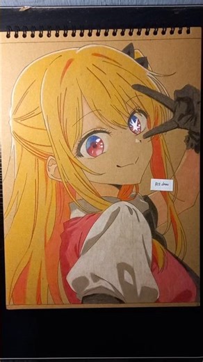 request Ruby Oshinoko #drawing #drawinganime #animeart #ruby #oshinoko #reels