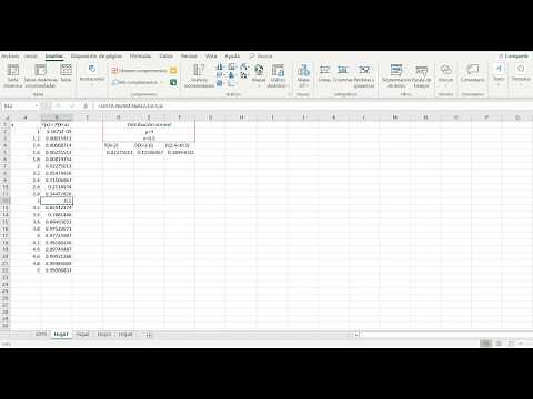 Calculating the probabilities of a variable with a normal distribution in Excel