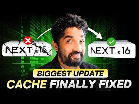 They Finally Fixed It! Next.js 16 Cache Changes Everything🤯Explained in Hindi | Day 53/100