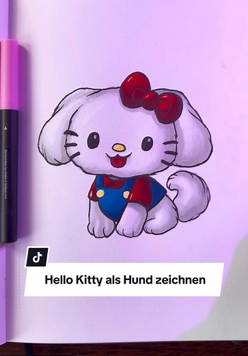 Hello Kitty als Hund: Meine süßeste Zeichnung!