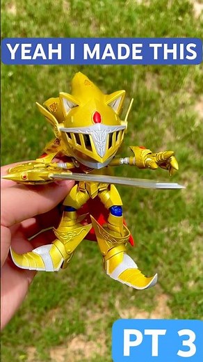 Yeah, I turned Jakks Pacific Sonic into EXCALIBUR SONIC from Sonic and the Black Knight! #sonic