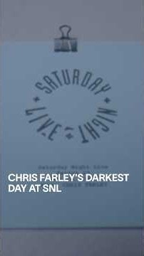 The moment everything started to spiral for Chris Farley during his second season of SNL