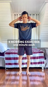1.4M views · 15K reactions | Start your day right! Just 5 minutes of these 5 essential morning exercises can boost your energy, improve mobility, and set the tone for a pain-free day. Try it now! #MorningRoutine #MoveBetter #physicaltherapy | Physical Therapy Session | Facebook