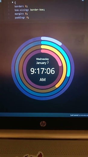 CSS Clock Animation Tutorial | Build a Real-Time Analog Clock with Pure CSS #css #animation
