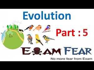 Biology Evolution part 5 (Evidence of Evolution) class 12 XII