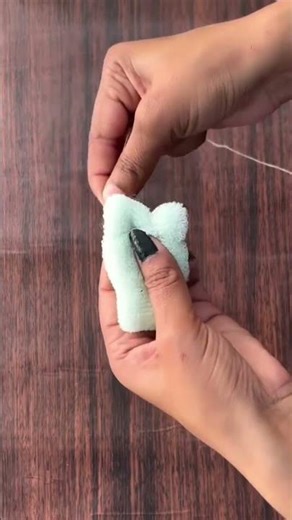 how to make a doll-shaped key chain #shorts