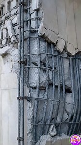 Why did this column fail? 🏗️ ​The video clearly shows severe rebar buckling and crushing of the concrete. What could be the primary cause? ​1️⃣ Excessive Axial Load or pressure? 2️⃣ Insufficient confinement (Stirrup spacing was too wide)? 3️⃣ Low concrete strength? 4️⃣ Seismic (Earthquake) impact? ​Apart from these, what else could be the reason? I look forward to seeing everyone's opinion in the comments. 👇 ​#CivilEngineering #StructuralFailure #ConstructionMistakes #ColumnFailure #Engineerin