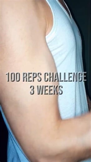100 dumbell reps challenge #fitness #homeworkout #musclebuliding