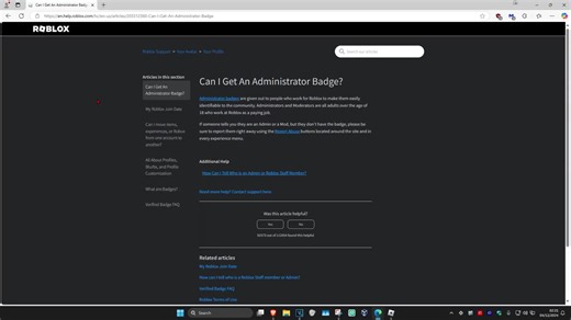 How To Get Roblox Administrator Badge