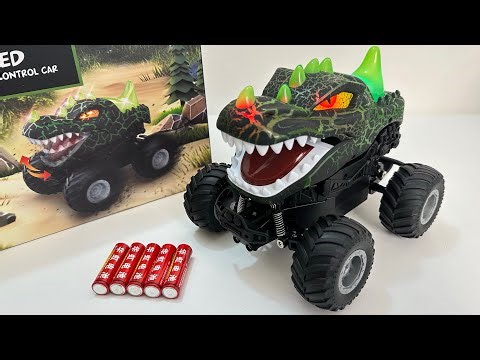 Unboxing remote control bus, transforming robot sports car, dinosaur car#toys #car #unboxing