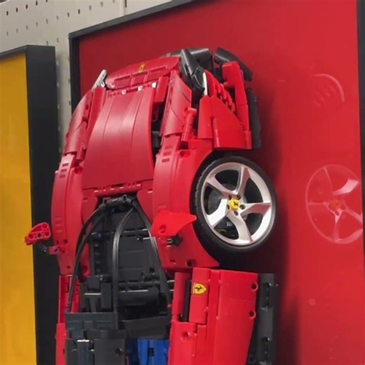 Decorating studio wall with my LEGO Technic Supercars