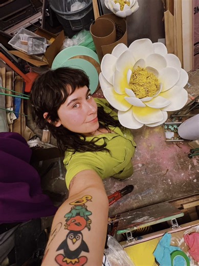 Spring Window Display Behind the Scenes at Anthropologie