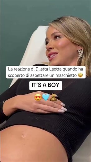 La reazione di Diletta Leotta quando ha scoperto di aspettare un maschietto 🤩