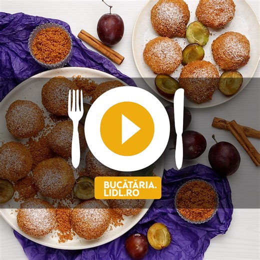 2.2K reactions · 350 shares | Gomboți cu prune - desertul copilăriei care nu se uită! Aluat pufos, prune dulci și pesmet rumenit, toate într-o îmbrățișare delicioasă.  Vezi rețeta completă aici  https://bit.ly/47XuVGM. | Lidl Romania | Facebook