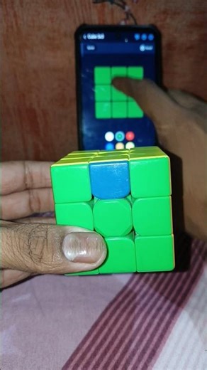 AI Solving Rubik's cube 🤖🧊 #shorts