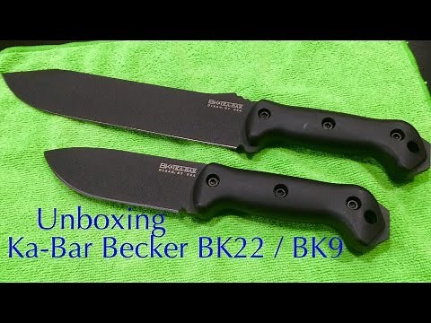 Unboxing - Ka-Bar Becker BK22 & BK9 Survival Knife