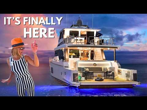 IT'S HERE! 🎉🤩 Game Changing 2025 Horizon V77 Cockpit Motor Yacht Tour