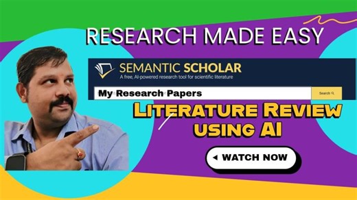 How to Use Semantic Scholar for Research | AI Literature Review Made Easy | Ganeshh Rathod