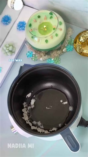 Rose water candle DIY 🌸🌹 | Relaxing ASMR & cozy vibes✨