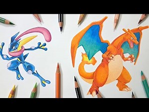 Speed Drawing Charizard with Colored Pencils 🔥 (Pokémon Art)