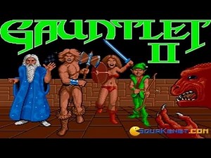 Gauntlet 2 gameplay (PC Game, 1987)