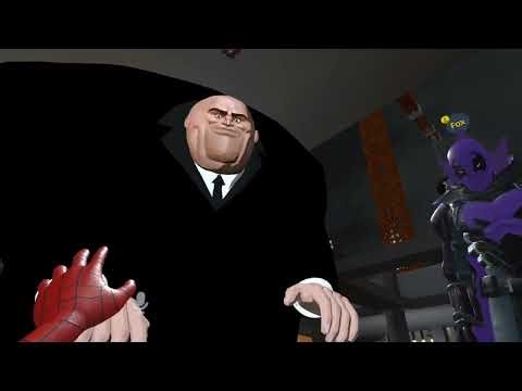 Acting out a scene in vrc - with friends