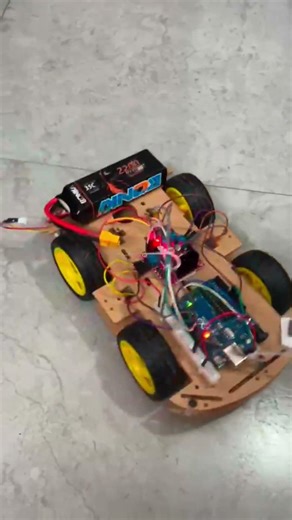 Control your car with your phone! Bluetooth Arduino project #STEM #DIY #arduino #electronics #hc05