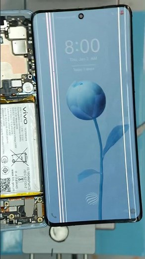 Vivo x70 pro edge display remove from frame line