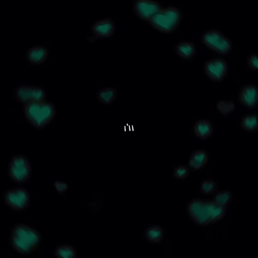 Floating Hearts Animation for Romantic Vibes