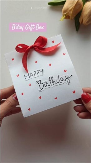 CREATE a Birthday GIFT BOX in 5 Minutes! #giftideas #birthdaygift